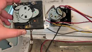 GE Electric Dryer Repair Timer Switch Replacement [upl. by Gwen]