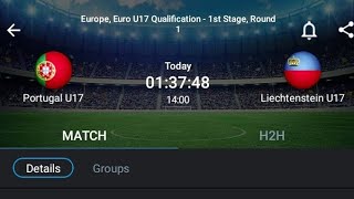 LIVE Portugal U17 VS Liechtenstein U17 Europe u17 qualification Ist stageRound 1 [upl. by Melvin478]