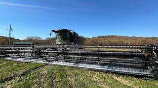 Huge farm equipment in tiny Fields What could go wrong [upl. by Nyllij]