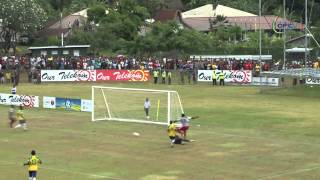 2014 FIFA World Cup Qualifier  Stage 3 Oceania  Solomon Islands vs New Caledonia Highlights [upl. by Urdna]