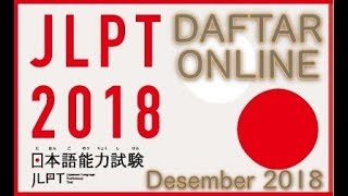 DAFTAR JLPT Jepang [upl. by Hguh]