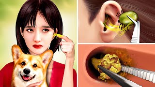 ASMR Ear Cleaning Deep Cleaning Earwax amp Parasite Removal Relaxing ASMR Treatment [upl. by Schlenger]