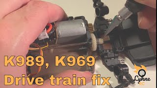 Upgrade drive train WLToys K989 K969 or 284131  fix stiff sticky differentials [upl. by Raina206]