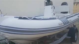 MAXXON MX 480 RIB Powered by Mercury [upl. by Noscire]