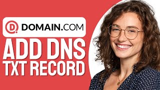 How To Add DNS TXT Record To My Domaincom Step By Step [upl. by Knudson]