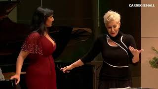 Joyce DiDonato Master Classes 2022 Mozart’s “Deh vieni non tardar” from “Le nozze di Figaro” [upl. by Sonitnatsnok]