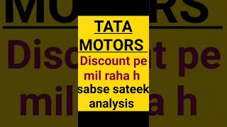 Tata motors stock analysis  shorts tradewithgaurav [upl. by Hawkie]