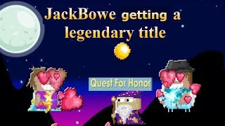 Growtopia  JackBowe getting his legendary title [upl. by Aenyl166]