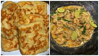 தமிழ் Soft Layered Yemen Prata  Easy Steps  Karahi White Chicken Korma  Ifthar Special [upl. by Eissert]