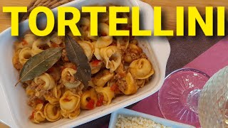 TORTELLINI DE CARNE FACIL DE PREPARAR [upl. by Irodim392]