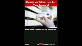 Klonopin vs Valium How Do They CompareShorts [upl. by Nemrak]