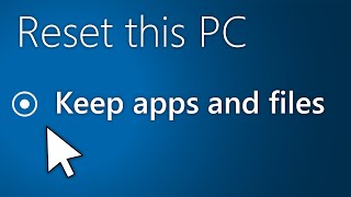 How to Reinstall Windows 10 Without Losing Apps Data or Files [upl. by Eelannej]