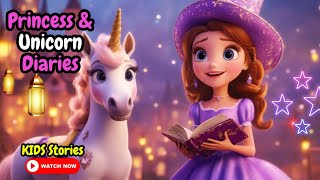 FairyTale Princess Sofia The Unicorn Diaries🦄 Bedtime Stories for Kids  Princess Bedtime Stories [upl. by Ulani526]