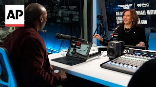 Moments from Kamala Harris interview with Charlamagne tha God [upl. by Seamus]