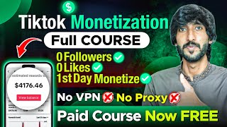 Tiktok monetization in Pakistan Full Tiktok Monetization Complete course [upl. by Zetrok]