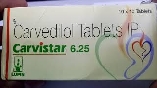 Carvistar 6 25 MG Tablet Uses Side Effects Substitutes in hindi [upl. by Nabois]