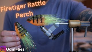 Firetiger Perch Pike Fly with Rattle on a Stinger Rig [upl. by Olva]