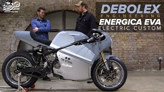 DeBolex and Energica Eva  145hp custom electric motorcycle [upl. by Narrat563]