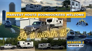 HARVEST HOSTS BOONDOCKERS WELCOME  Is it worth it [upl. by Burra]