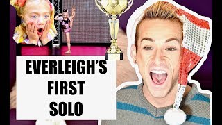 Dance Coach Reacts to 5 YEAR OLD EVERLEIGHS 1ST DANCE COMPETITION SOLO she wins first place [upl. by Shane]