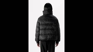 BOSS PADINA Padded Winter Jacket Nylon Shiny Black Women  Zalando [upl. by Etteniotna]