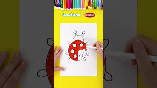 Disegnamo una Coccinella 🐞 disegniperbambini scuoladidisegno  Coccole Sonore [upl. by Corabelle396]