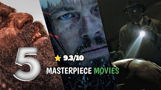 TOP 5 MASTERPIECE MOVIES  🍿 In 0222 Minutes [upl. by Jobyna702]