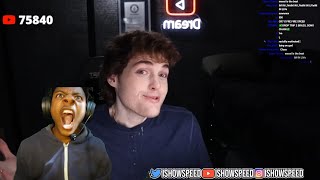 IShowSpeed Reacts To Dreams Face Reveal 😂 [upl. by Isdnyl]