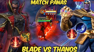 MATCH PANAS  BLADE VS PRO THANOS JUNGLER SIAPA YG MENANG BLADE  MARVEL Super War [upl. by Sternberg]