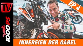 Die Federgabel am Motorrad  Motorradtechnik im Detail erklärt [upl. by Tremann103]