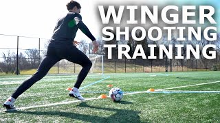 5 SHOOTING Drills For WINGERS  Score More Goals On The Wing [upl. by Lorie]