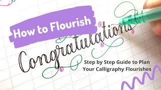 How to Add Flourishes to Lettering  Flourishing Your Calligraphy [upl. by Analra]