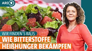 Wir finden´s raus Wie Bitterstoffe Heißhunger bekämpfen  ARD Gesund [upl. by Howe615]