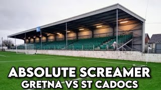 WHAT A GOAL  Gretna fc VS St Cadocs [upl. by Beera]