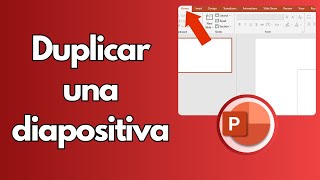 Cómo duplicar una diapositiva en Power Point tutorial Office [upl. by Dionisio]