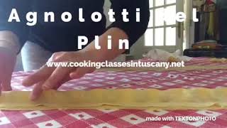 Agnolotti del Plin shaping and filling [upl. by Aicelef]