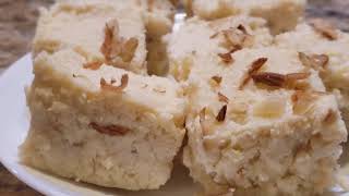 KALAKAND made with Ricotta Cheese and Sweetened Condensed Milk Christmas Desert Idea2 ingredients [upl. by Saffier]