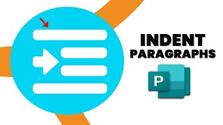 How to indent paragraphs in Publisher [upl. by Newby]