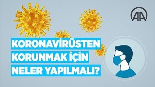 Koronavirüsten korunmak için neler yapılmalı [upl. by Oalsinatse]