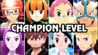 Pokémon Brilliant Diamond amp Shining Pearl  All Gym Leader Rematch HQ [upl. by Lerad]