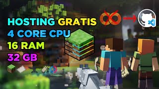 COMO HOSTEAR GRATUITAMENTE UN SERVIDOR DE MINECRAFT CON GITHUB CODESPACES 150 MODS SIN LAG [upl. by Muiram]