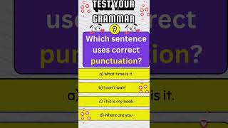 Which Sentence Uses Correct Punctuation – A Guide to Common Punctuation Errors Punctuation [upl. by Carilla46]