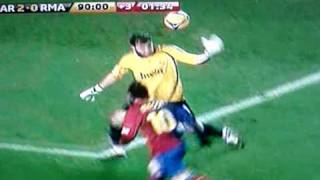 Messi goal vs Real Madrid 20082009 [upl. by Muldon]