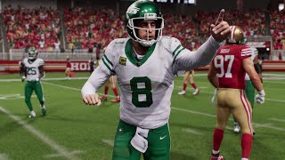 San Francisco 49ers vs New York Jets  NFL Monday Week 1 2024 Full Game Highlights Madden 25 Sim [upl. by Ahsikym]