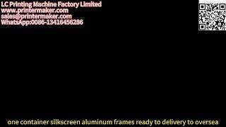 selling aluminmum frames for silkscreen frame making workshop [upl. by Jessey]