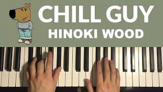 Gia Margaret  Hinoki Wood Piano Tutorial Lesson  Chill Guy Meme Song [upl. by Enairb191]