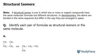 Structural Isomers [upl. by Adnuahs433]