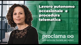 Come fare la COMUNICAZIONE PREVENTIVA di lavoro OCCASIONALE [upl. by Tolkan]