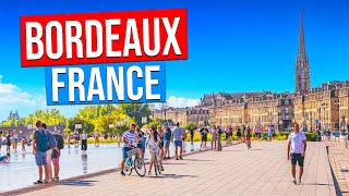 BORDEAUX  FRANCE 4K City tour of Bordeaux France in 4K [upl. by Yarod368]