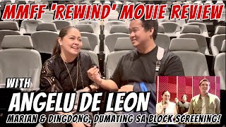 NANUOD NG REWIND w ANGELU DE LEON  Marian Rivera at Dingdong Dantes dumating  MMFF 2023 [upl. by Atter452]